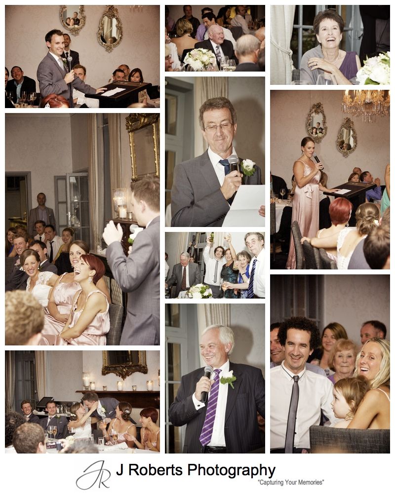 Speeches at wedding reception The Tea Rooms Gunners' Barracks - sydney wedding photography 